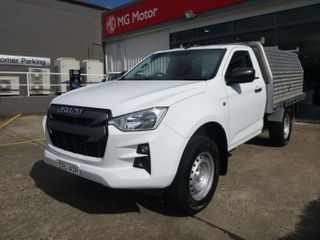 2021 Isuzu D-MAX SX High Ride Cab Chassis (Mineral White) Used Car Thumbnail