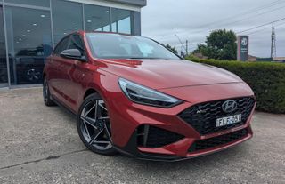 2024 Hyundai i30 N Line Premium Hatch (Ultimate Red) Used Car Thumbnail