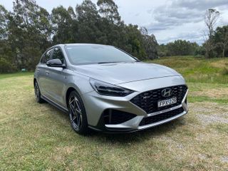2024  Hyundai i30 N Line Hatch (Shimmering Silver) Demo Car Thumbnail