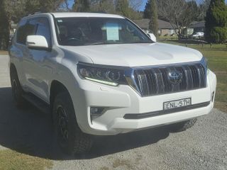 2021  Toyota Landcruiser Prado GXL SUV (Glacier White) Used Car Thumbnail