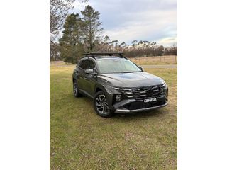 2026  Hyundai Tucson Hybrid Premium SUV (Amazon Grey) Demo Car Thumbnail